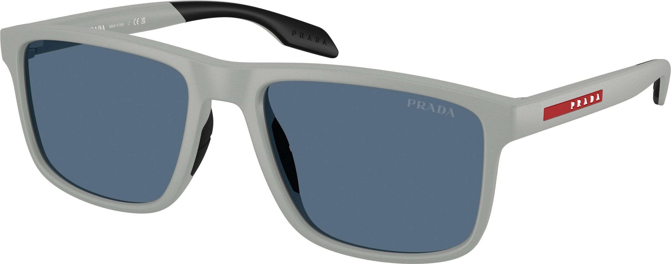 Prada PS C01S Rectangular Sunglasses - Grey/Blue