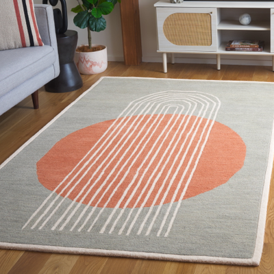 Safavieh Rodeo Drive Lorin Abstract Area Rug 6 x 6 Square Gray