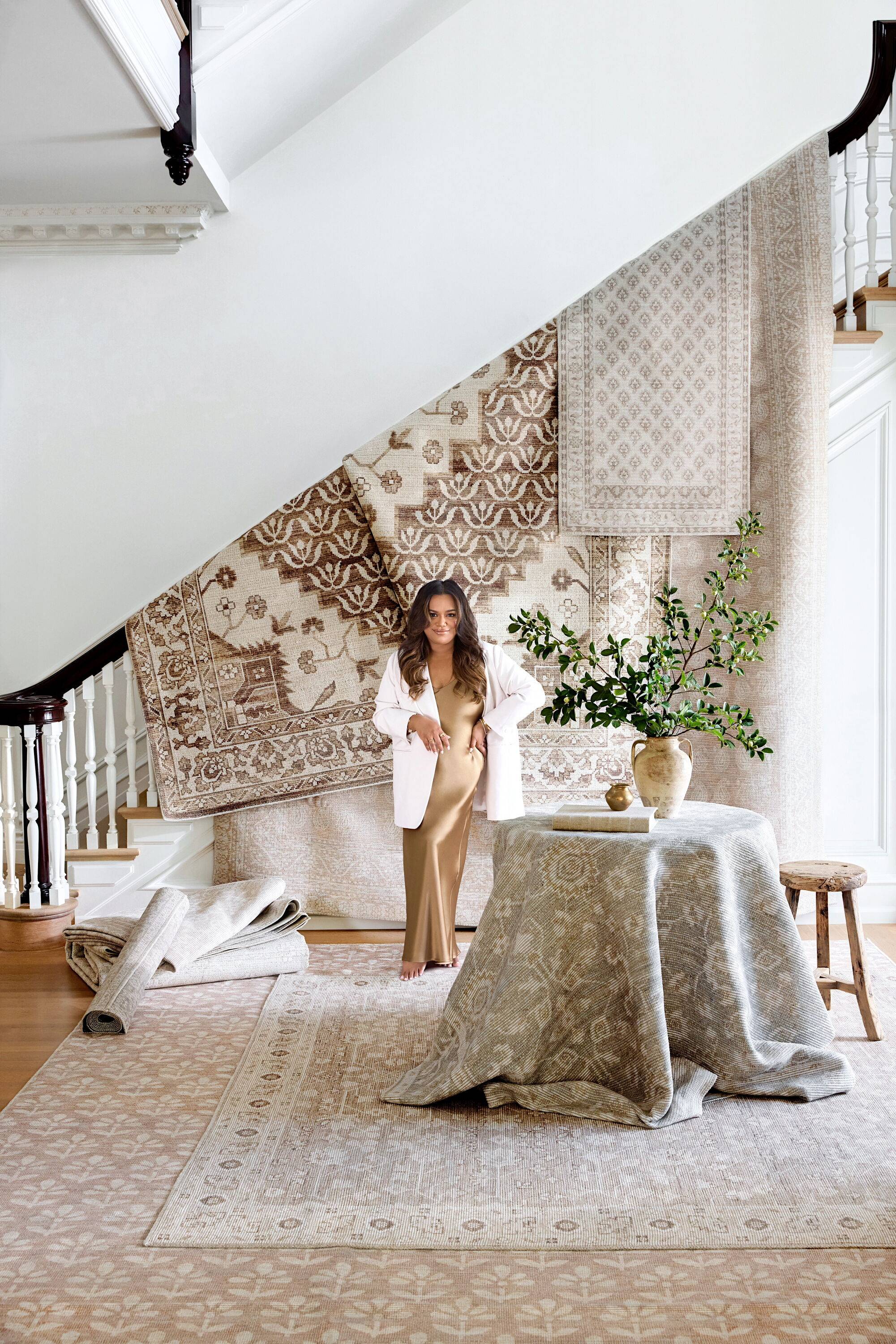 Amar Updated Traditional Diamond Patterned Rug 2 x 3 ft -