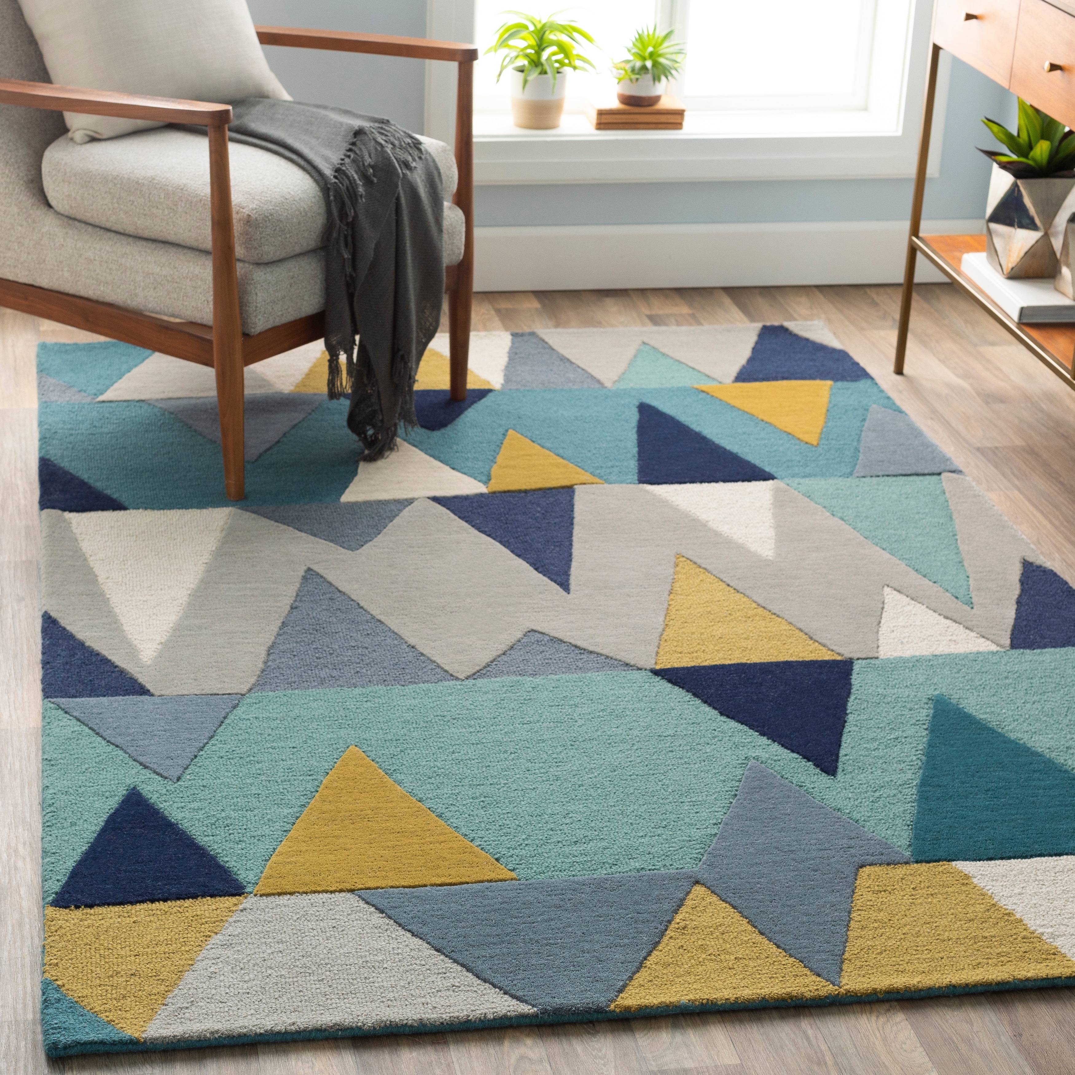 Tufted wool area rugs Livabliss Hand-tufted Wool Area Rug