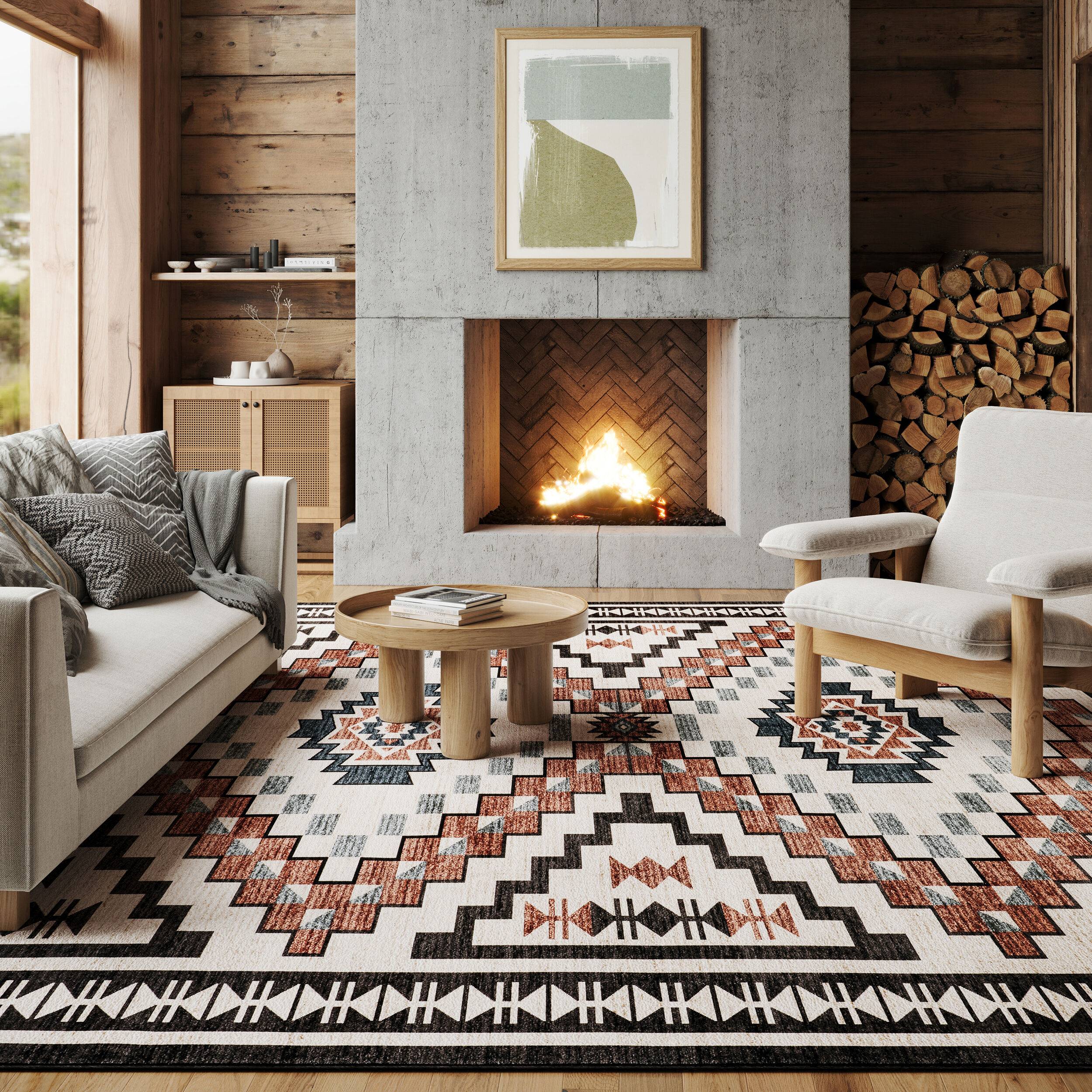 Nuloom Violeta Timeless Medallion Spill Proof Washable 8' Performance Rug Beige