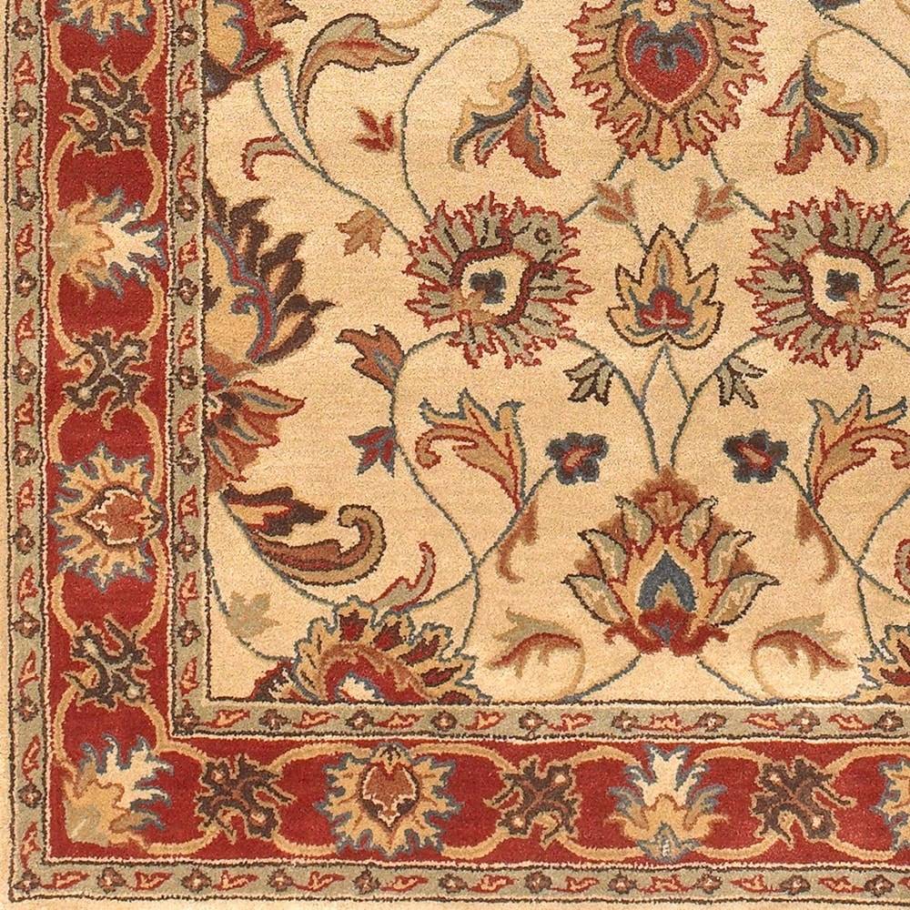Nia Handmade Traditional Border Area Rug