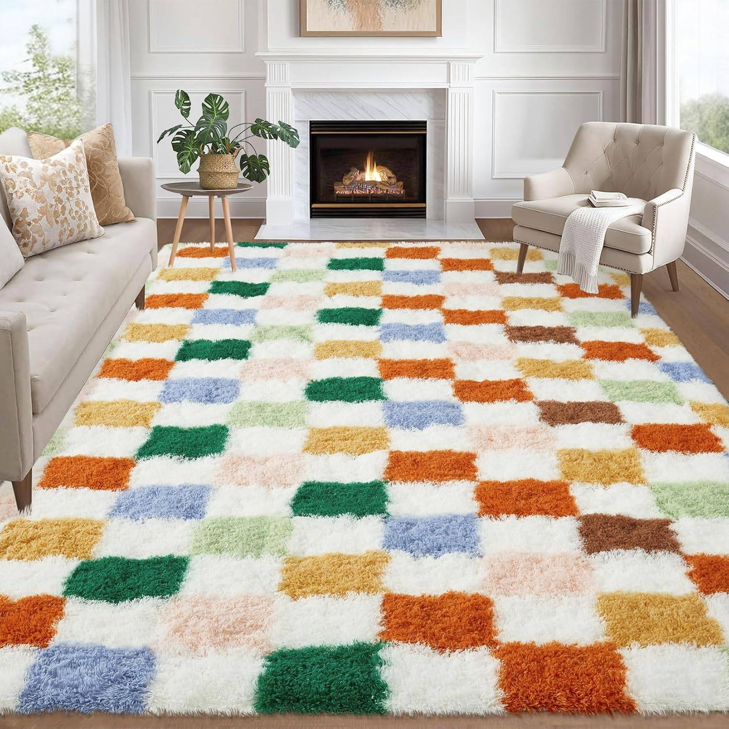Plush area rugs Gaomon Large Area Rugs 10x13 Plush