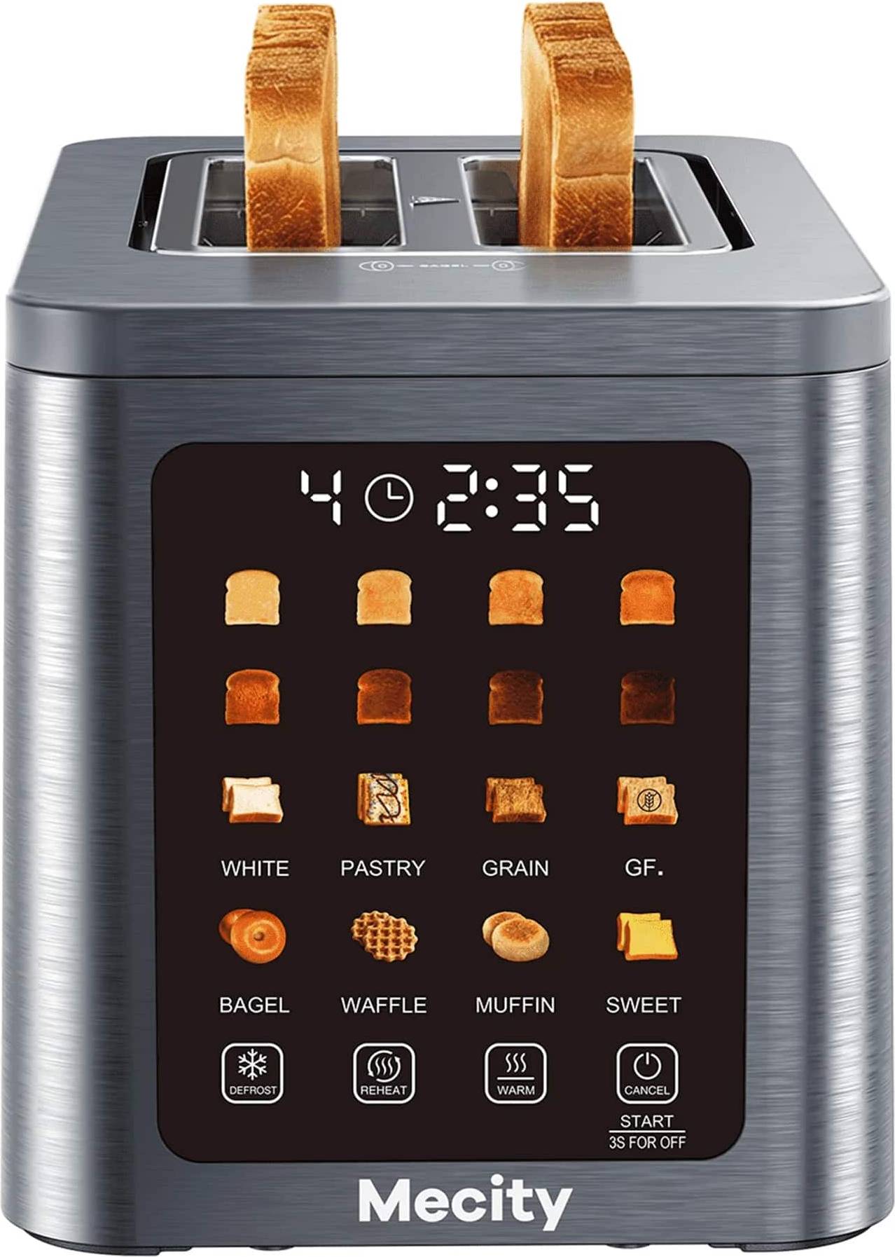 2 Slice Smart Touchscreen Toaster