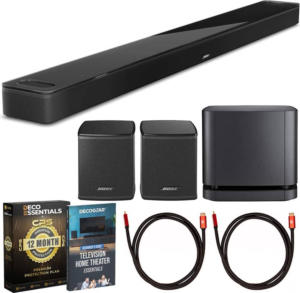 Surround sound systems Bose Smart Ultra Dolby Atmos Soundbar Bass Module 500 Surround Sound System