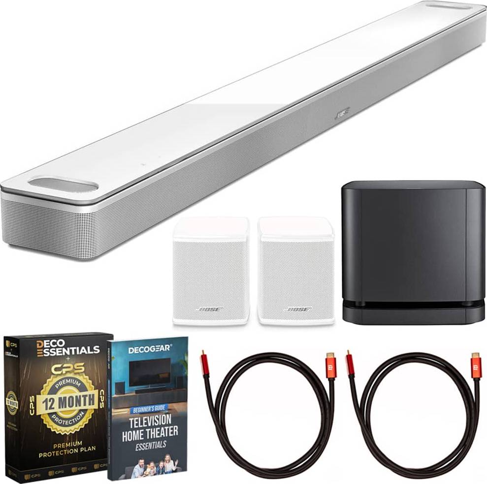 Surround sound systems Bose Smart Ultra Dolby Atmos Soundbar Bass Module 500 Surround Sound System