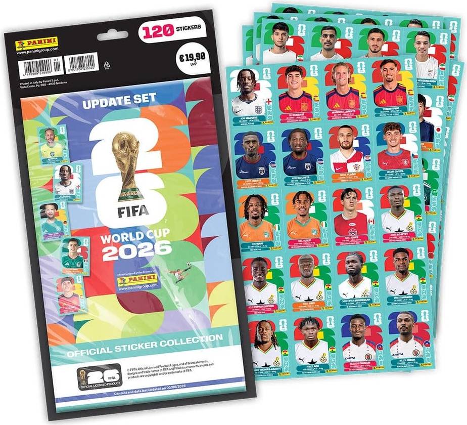 Panini world cup Panini World Cup 2026 Sticker Collection Update Set