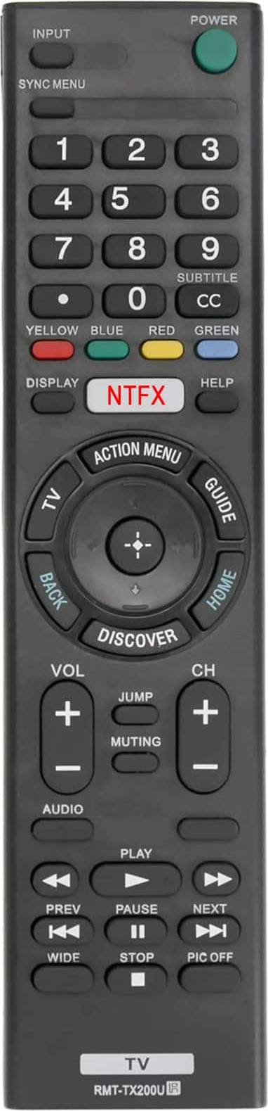 Allimity Replacement Remote Control RMT-TX200U RMT-TX200B