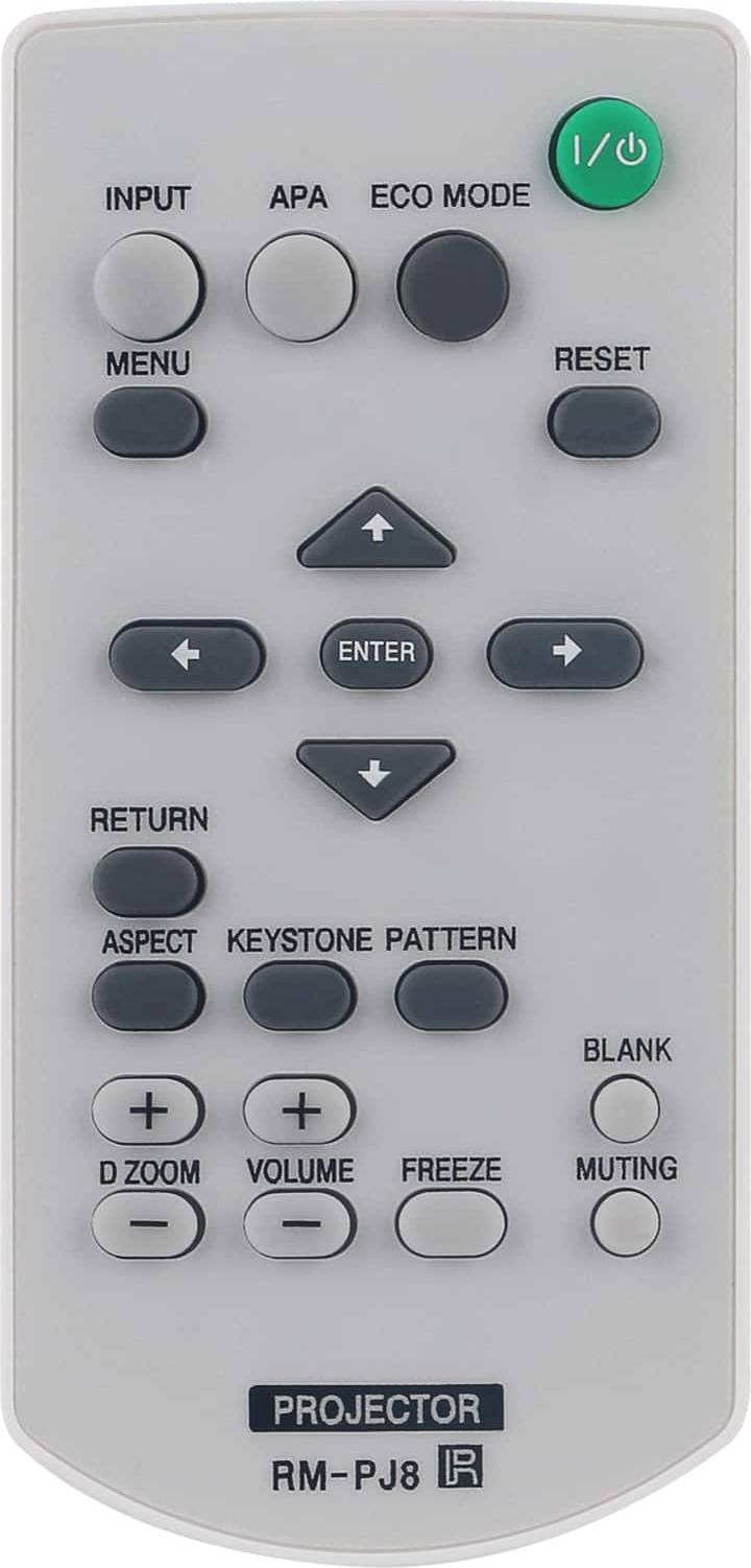Allimity Replacement Remote Control RM-PJ8 for Sony Projector