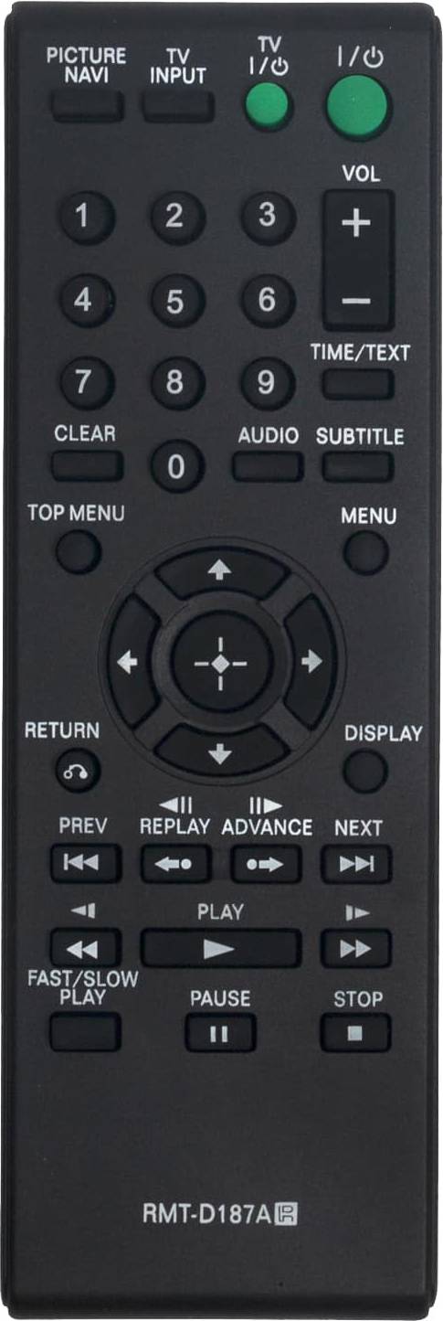 Allimity Replacement Remote Control RMT-D187A Sub RMT-D189P