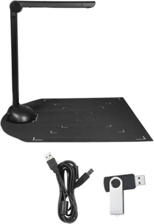 Document scanner Melitt Document Camera Book Scanner LED Fill Light