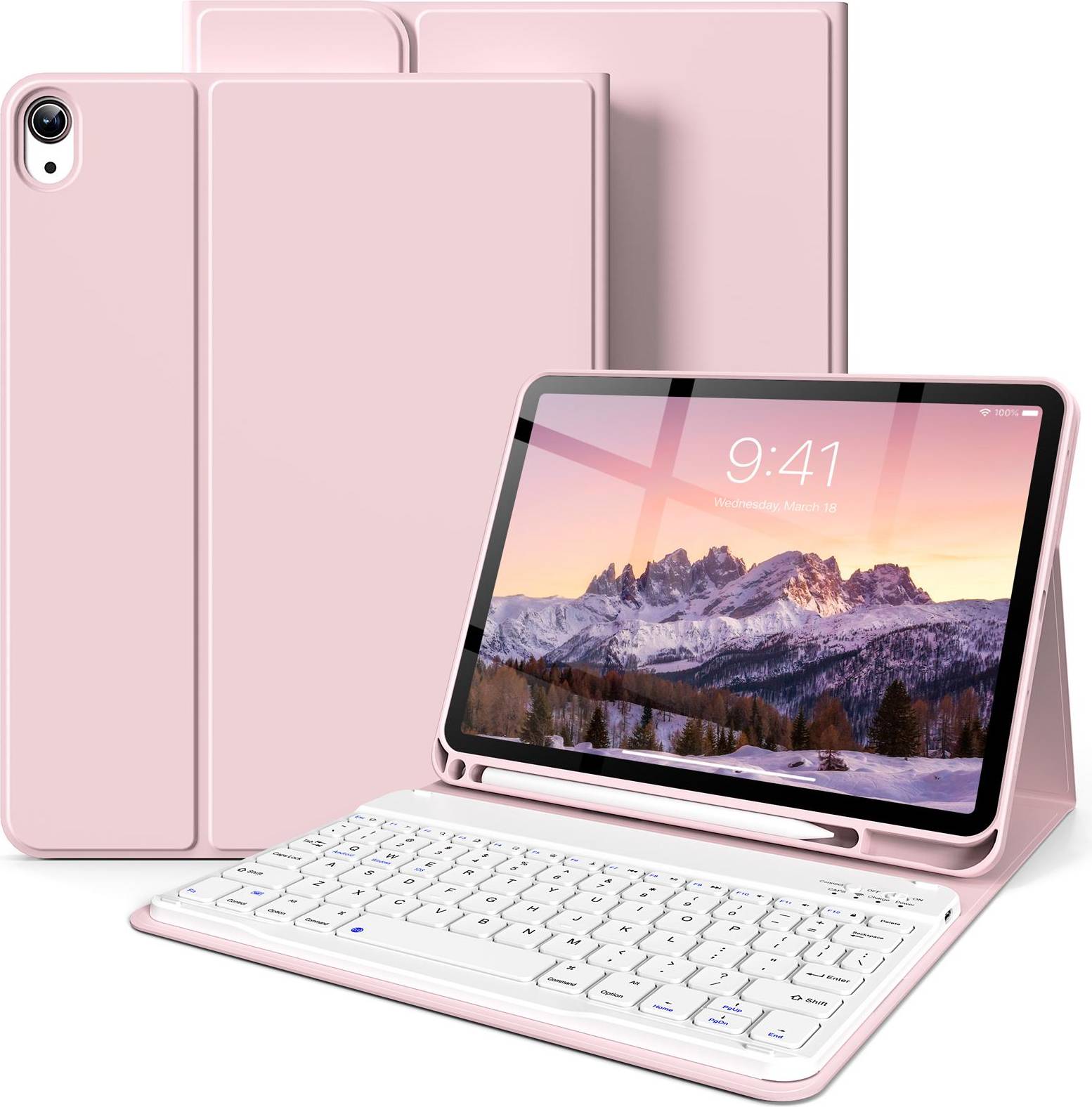 Ipad a16 pink iPad 11th Generation 11 Inch Keyboard Case