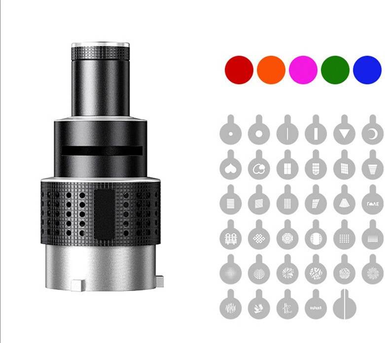 Photograph Flash Snoot Conical Lens Kit
