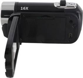 Black Video Camera 2.4 Inch Color Screen Fill Light