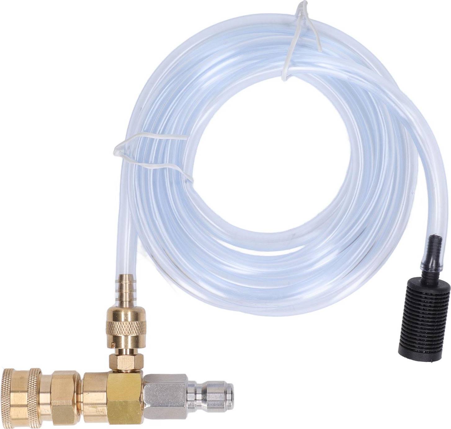 Brass Stainless Adjustable Downstream Injector - Transparent