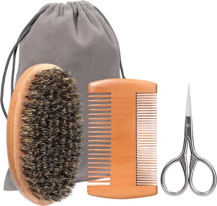 Beard kit Typecat Beard Brush Comb Set Kit