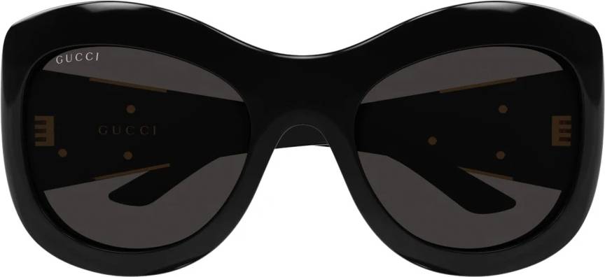 Gucci Runde Solbriller - Sort