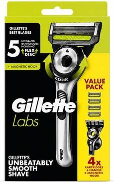 Gillette Flexdisc Razor Value Pack 4 Cartridges