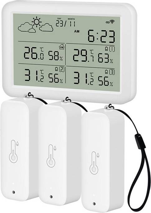 Thermometer wifi Typecat Tuya WiFi Remote Temperature Humidity Monitor Hygrometer Thermometer