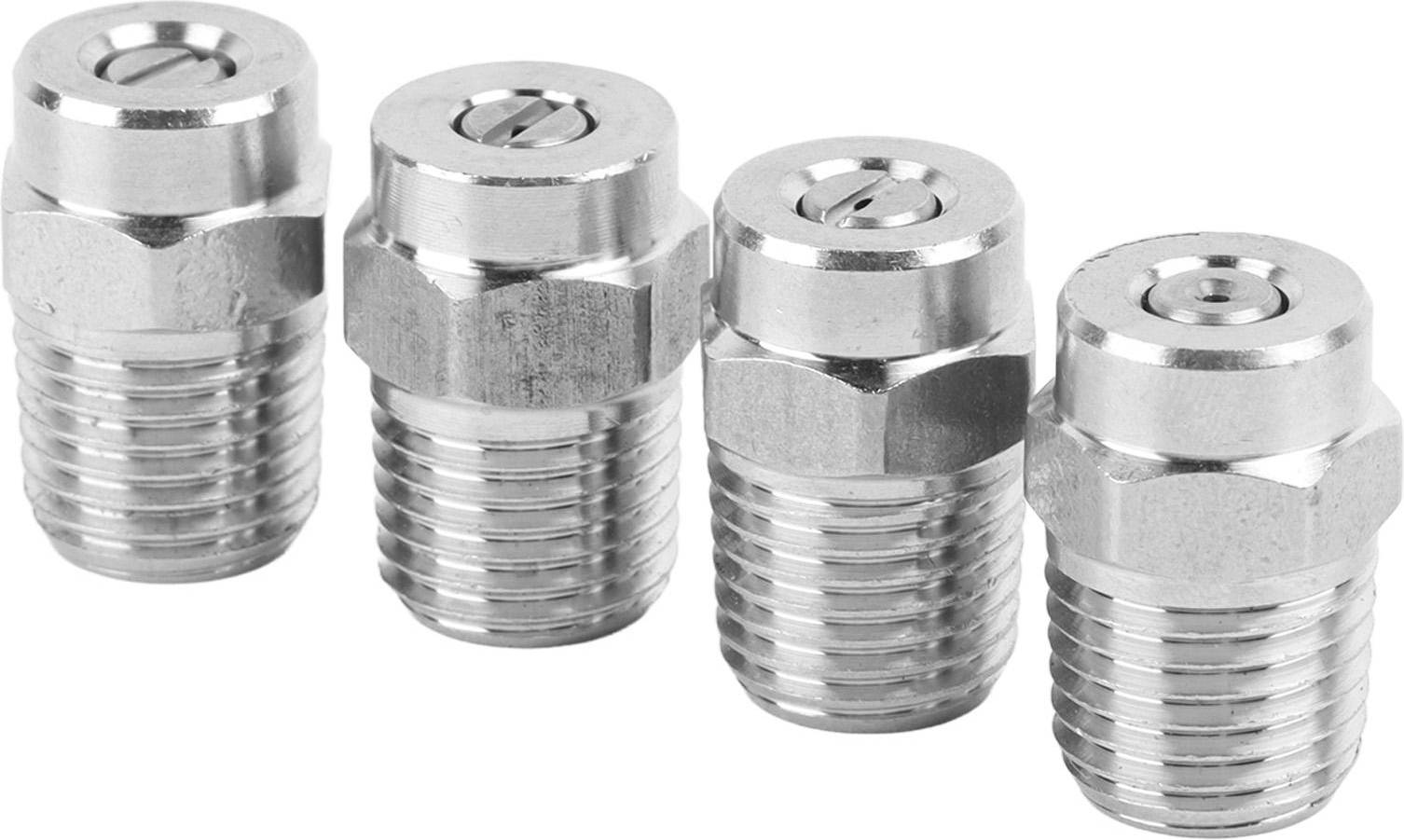 4-Piece Car Threaded Jet Nozzle Set