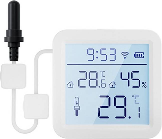 Tuya wifi termometer Typecat Tuya Home WiFi Temperature Humidity Sensor Meter