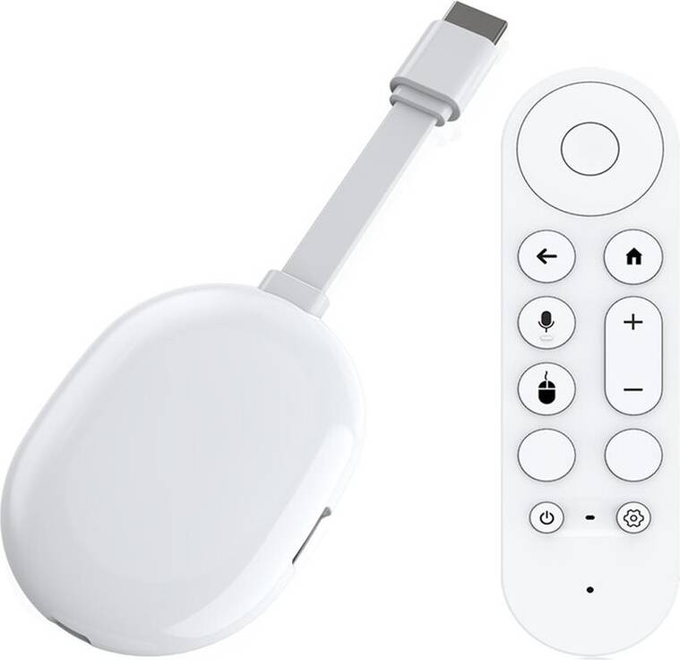 Android tv stick Android TV Streaming Stick with Remote - White