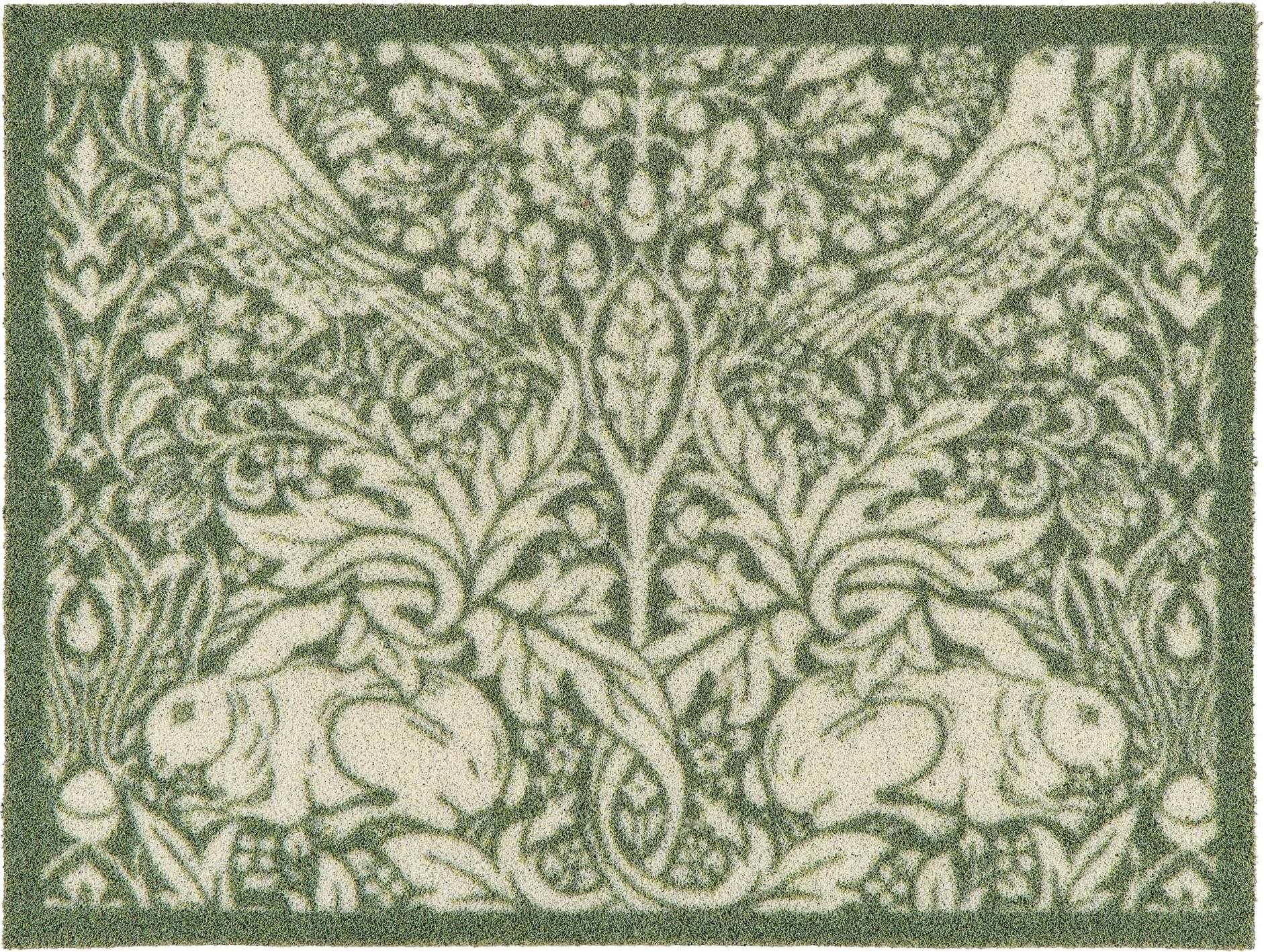 Outdoor rug Hug Rug Rabbit Outdoor Doormat 60x80 cm Grön