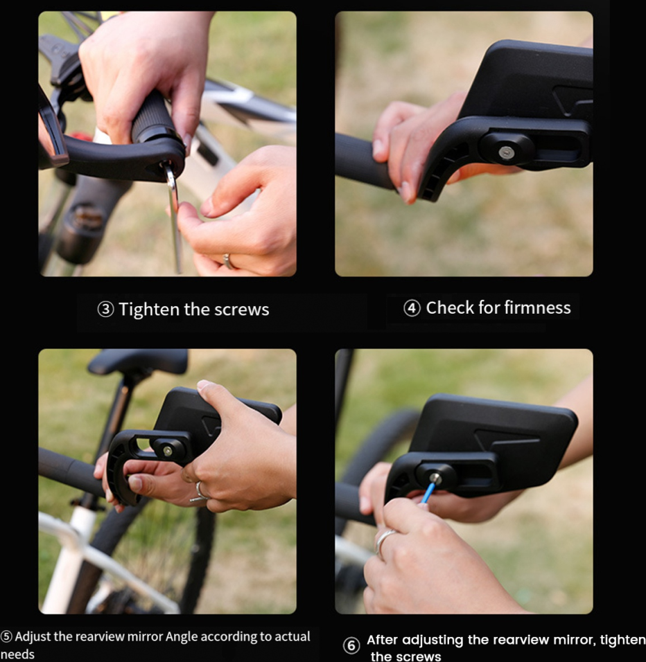Torribaly Universal Wide Range Adjustable Rearview Mirror