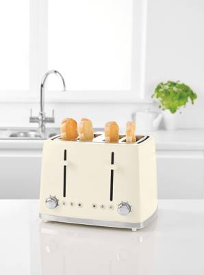 George Cream 4-Slice Toaster