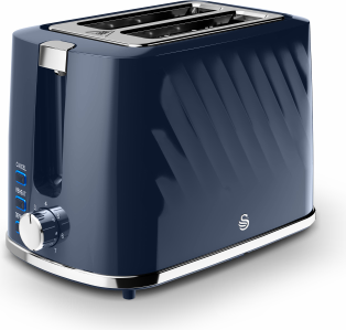 Swan 2 Slice Textured Toaster