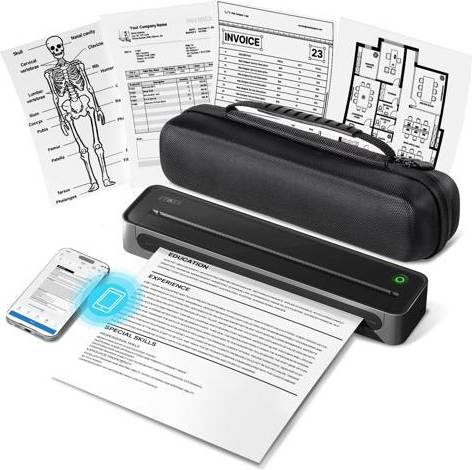 Thermal printer D90E Inkless Portable Thermal Printer