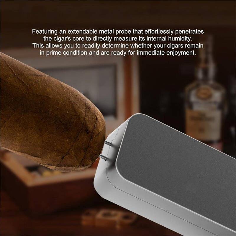 Tlily Digital Cigar Humidity Meter Portable
