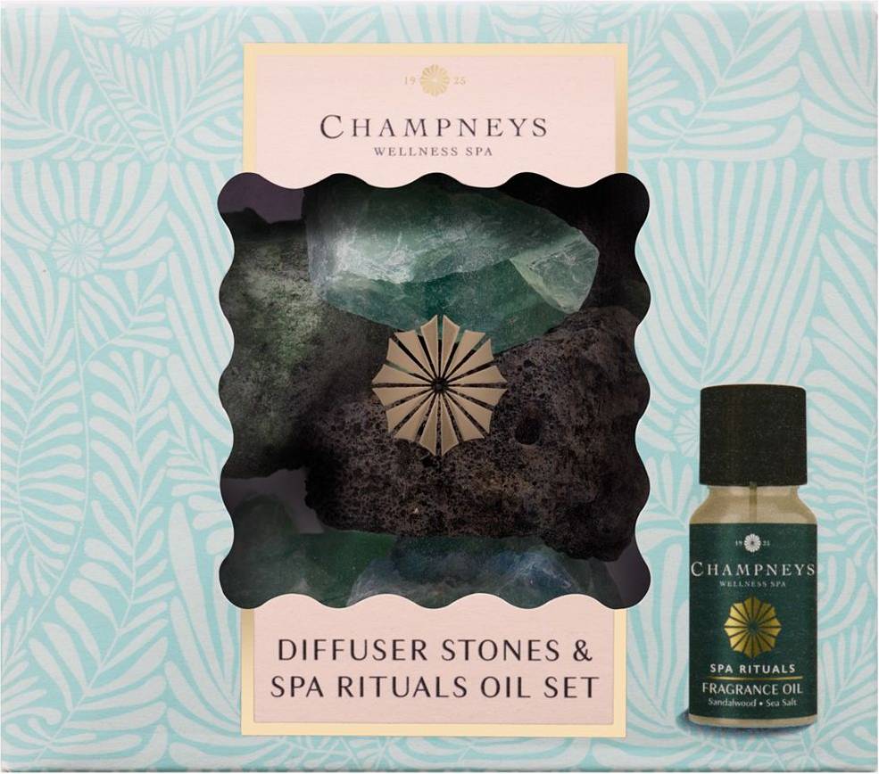Rituals diffuser Champneys Diffuser Stone Spa Rituals Oil Set