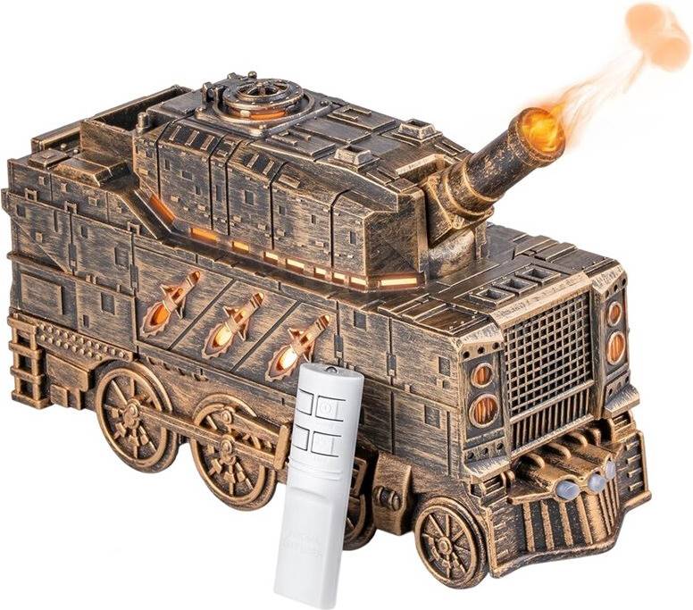 Tank Diffuser with LED Flame Effect Essential Oil