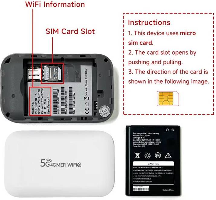 Wifi router wifi6 Lte Router 4G SIM Modem 300Mbps