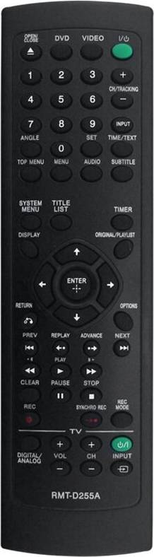 Dvd player Typecat RMT-D255A Remote Control for VCR DVD Player