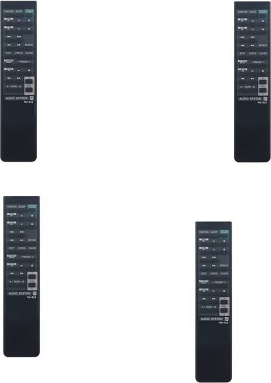 Typecat RM-S33 Remote Control for Audio System