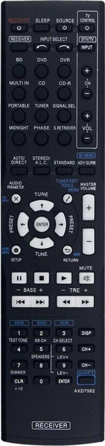 Tauoh Remote Control AXD7582 for AV Receiver