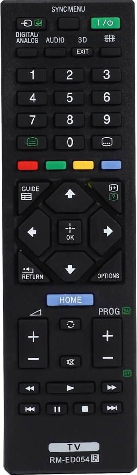 Spactz Rm-Ed054 Remote Control For Lcd Tv