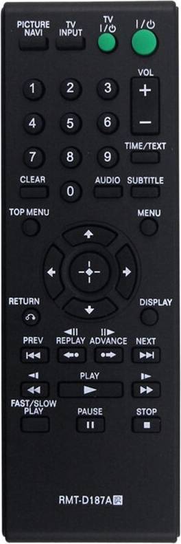 Torribaly RMT-D187A Remote Control for DVD