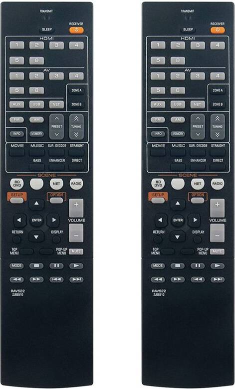 Tlily Télécommande Remplacement RAV522 RX-V577