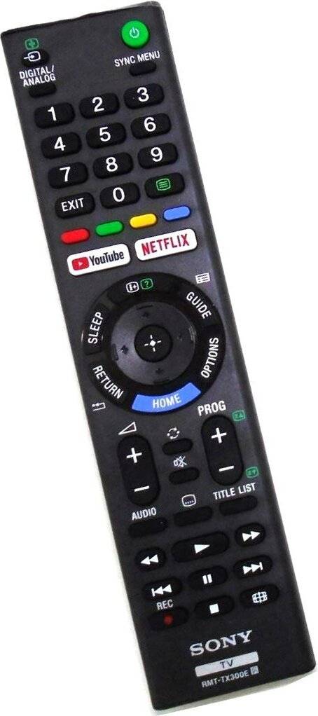 Sony RMT-TX300E Télécommande TV - Noir