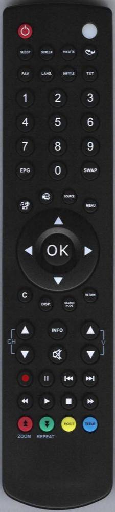 Waltham Rc1910 Tv Remote Control Wt2212bp3