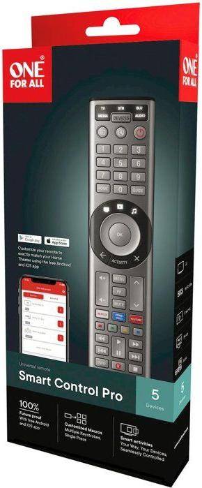 One for all Smart Control Pro 8en1 Remote Control