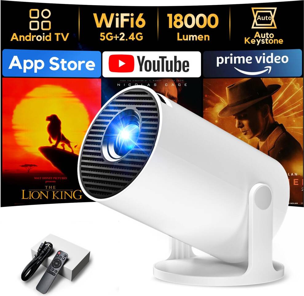 Akiyo O2 Projector Built-in 1080P