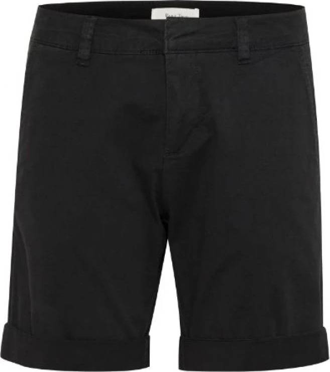 Part Two Klassiske Sorte Bomuldsshorts Med Stræk - Sort