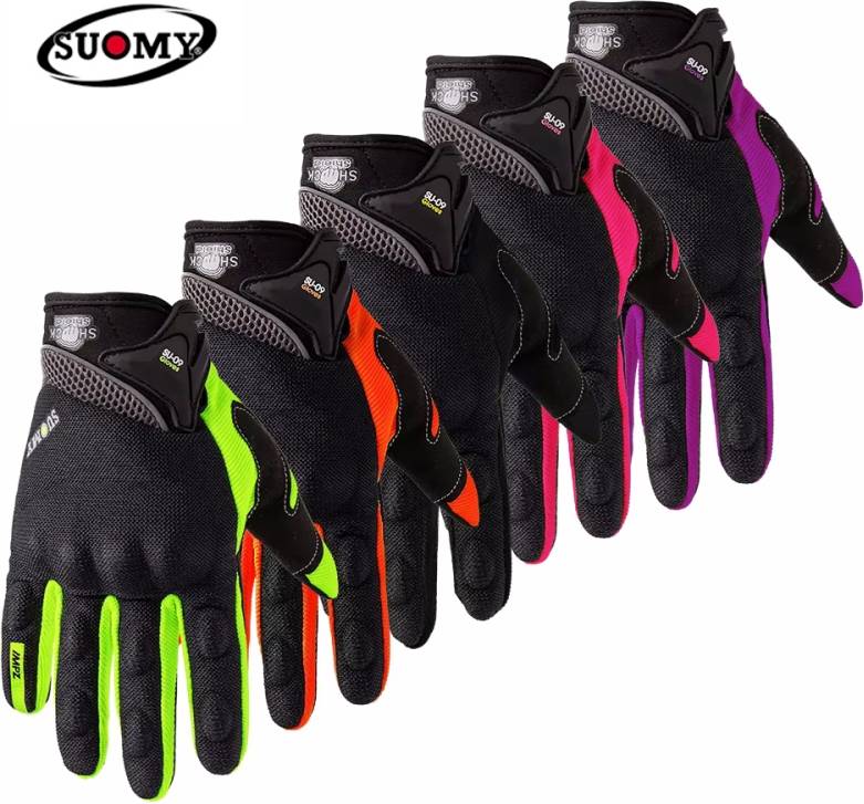 Suomy Breathable Motorcycle Racing Gloves Touch Screen