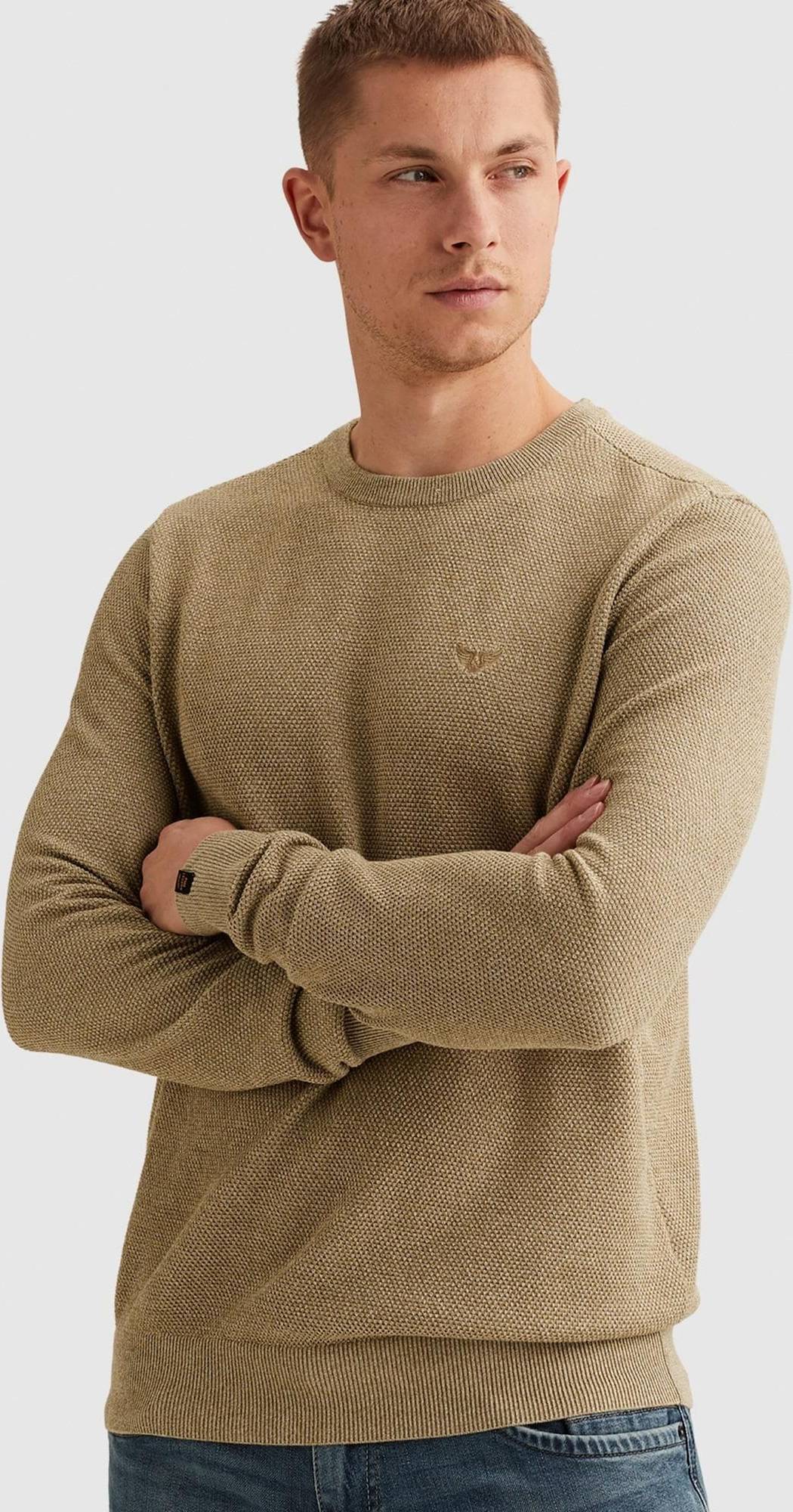 PME Legend Pullover Cotton Modal Ribbed Collar
