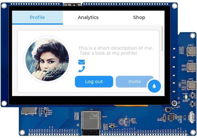 Typecat ESP32-P4 C6 Development Board 7 Inch