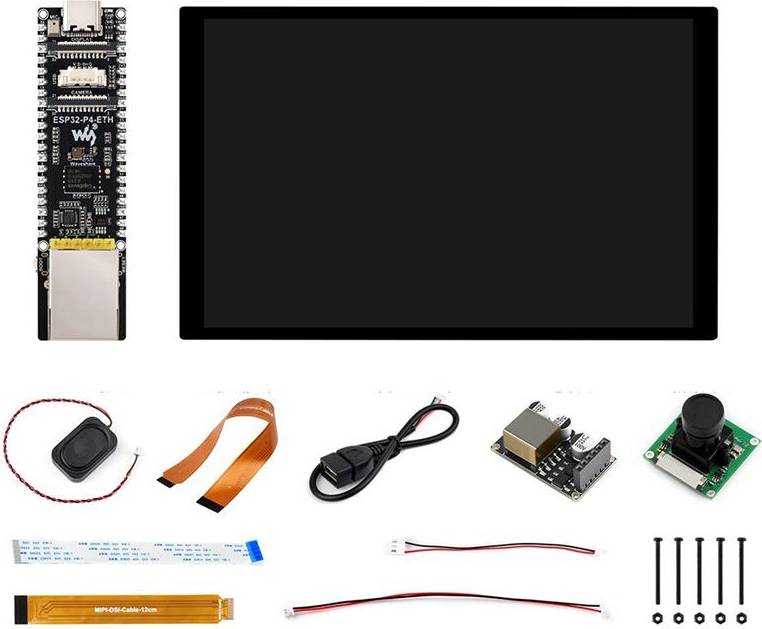 Typecat ESP32-P4-POE-ETH Development Board PoE Camera 10.1 Inch LCD Kit